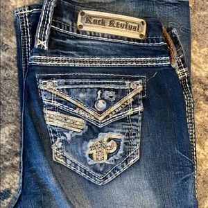 ROCK REVIVAL BOOTCUT JEANS